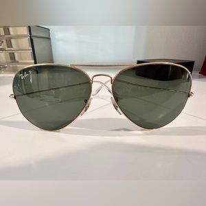 Ray ban Aviator gold frame